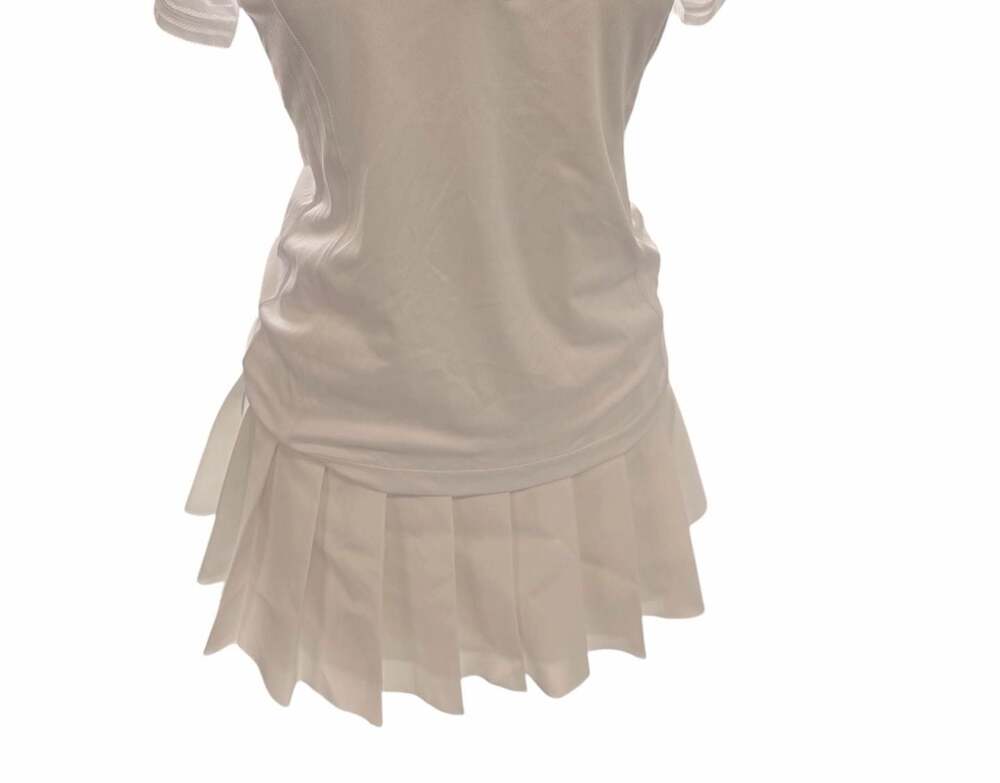 Biche Women's White Pleated Tennis Skirt